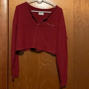 Love mornings crop top